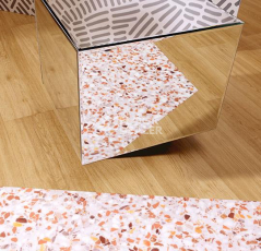 Forbo Modul'up Compact Graphic 9406UP43C coral terrazzo фото 2 | FLOORDEALER